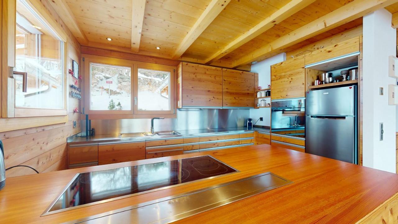 Etoiles des Neiges LUXE&JACUZZI chalet 12 pers Hérémence Exterior foto