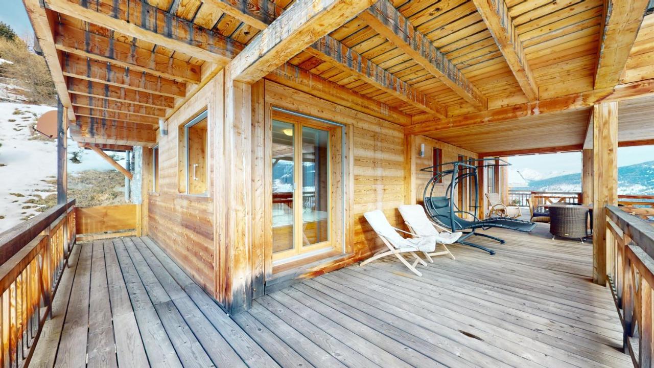 Etoiles des Neiges LUXE&JACUZZI chalet 12 pers Hérémence Exterior foto