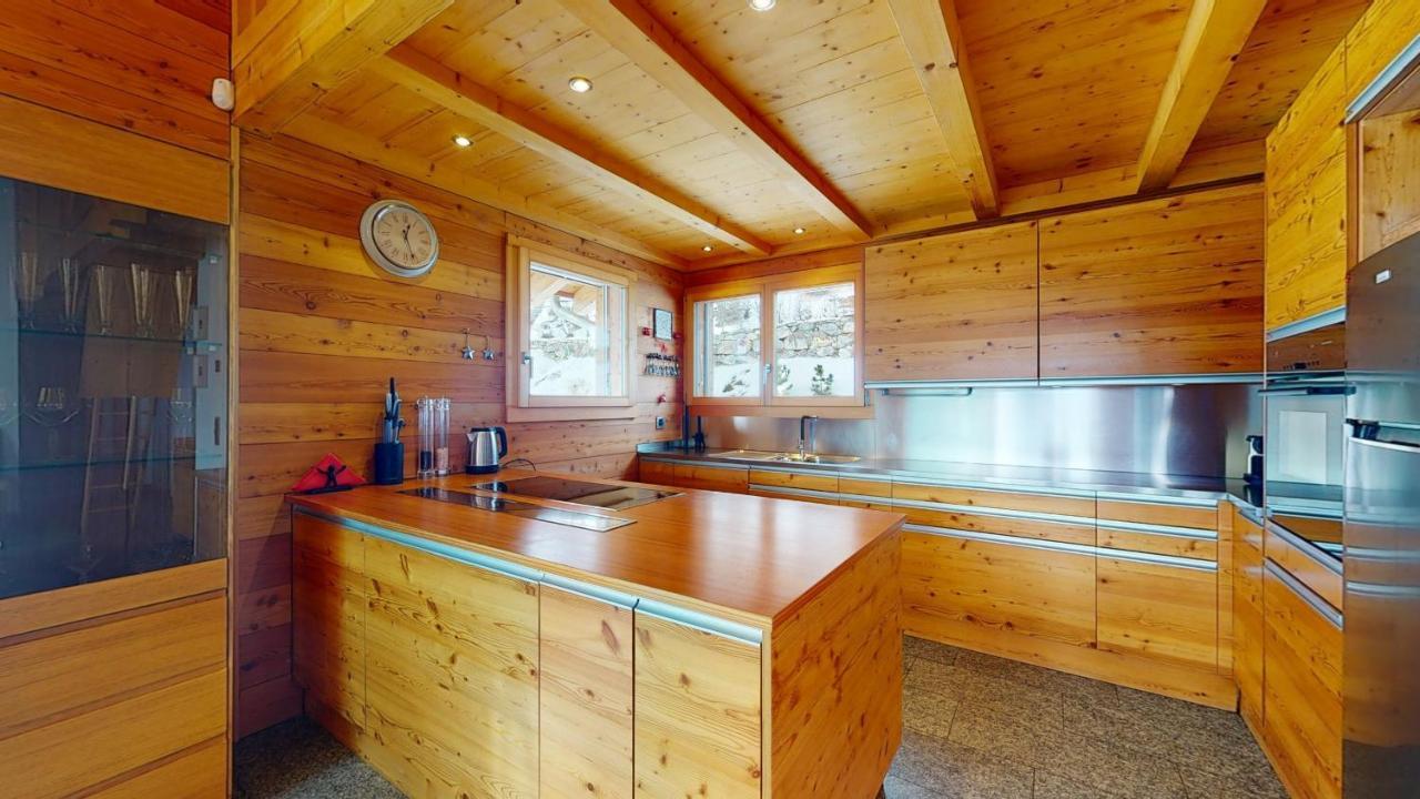 Etoiles des Neiges LUXE&JACUZZI chalet 12 pers Hérémence Exterior foto
