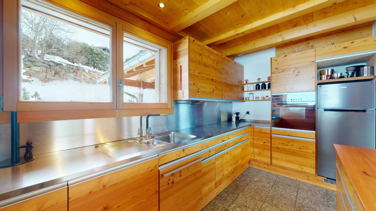 Etoiles des Neiges LUXE&JACUZZI chalet 12 pers Hérémence Exterior foto