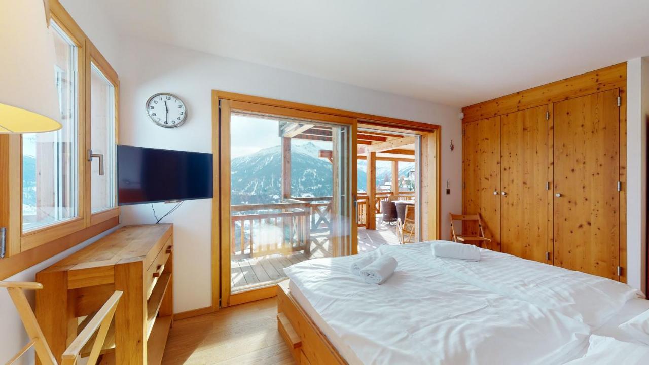 Etoiles des Neiges LUXE&JACUZZI chalet 12 pers Hérémence Exterior foto